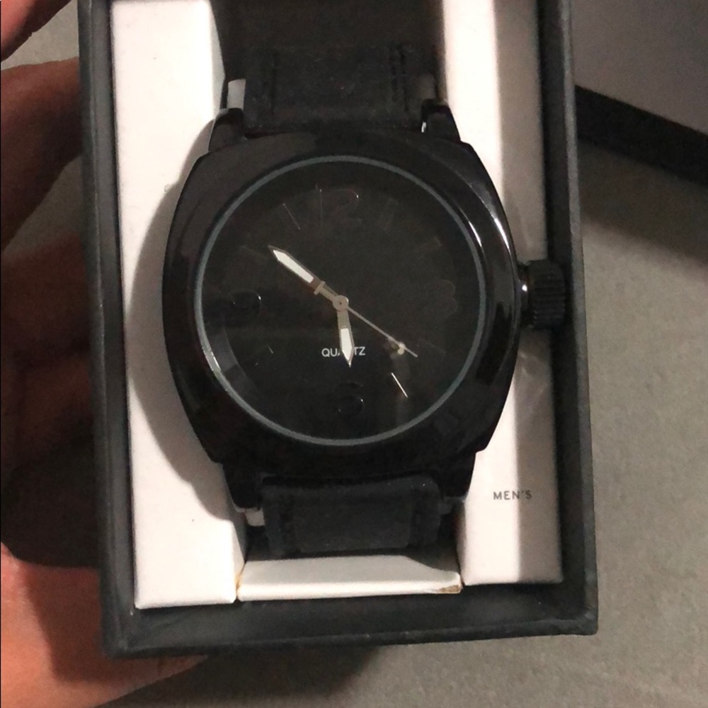 Black men’s watch